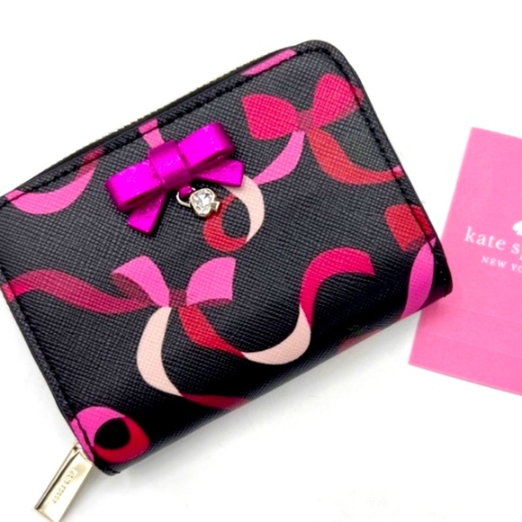 New Kate Spade wrapping party small zip cardcase - Picture 3 of 11